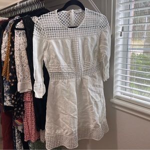 Sandro White Dress